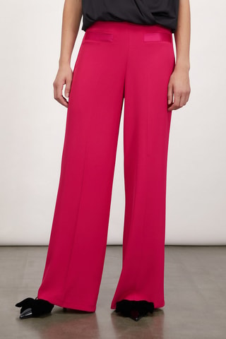Pantalón palazzo - Fucsia
