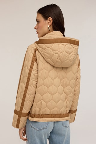Anorak con capucha - Beige