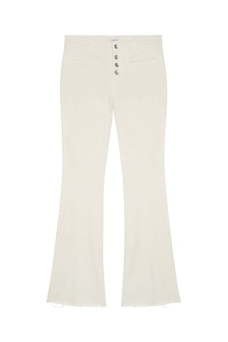 Pantalón flare - Blanco