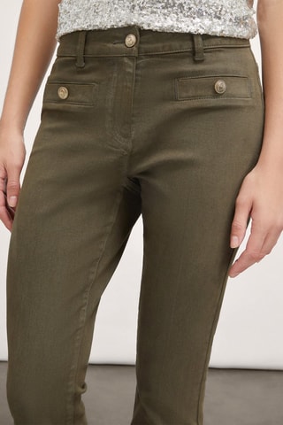 Pantalón flare - Verde
