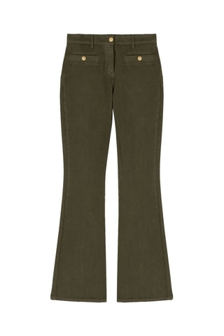 Pantalón flare - Verde