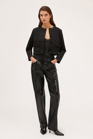 Vaquero wide leg - Negro