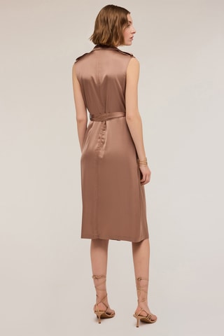 Vestido recto - Beige
