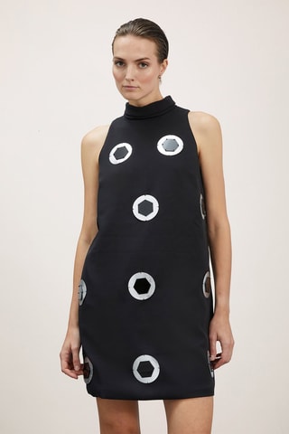 Vestido trapecio - Negro
