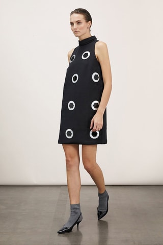Vestido trapecio - Negro