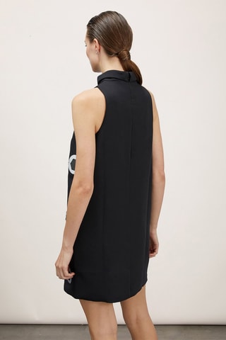 Vestido trapecio - Negro