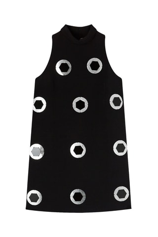 Vestido trapecio - Negro