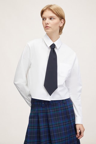 Camisa y corbata - Blanco