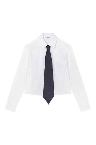 Camisa y corbata - Blanco