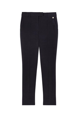 Pantalón regular fit 7/8 - Azul