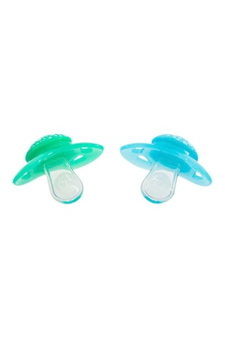 2 sucettes sans BPA en silicone - De 0 à 6 mois