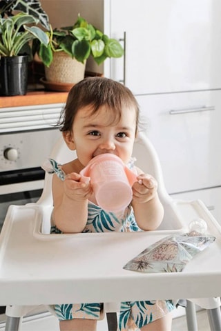 Vaso sin BPA, BPS y BPF de silicona - Desde 4 meses -  230 ml