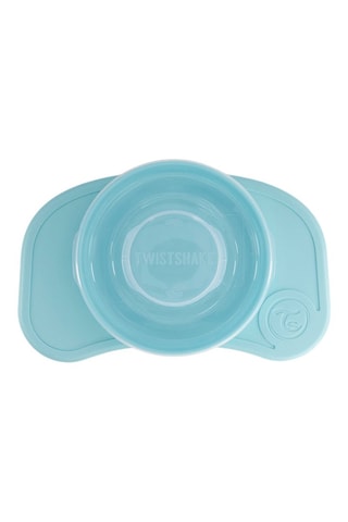Click-mat mini y plato sin BPA de silicona y acero inoxidable - Desde 6 meses