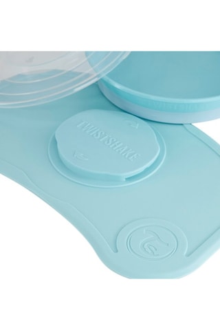 Click-mat mini y plato sin BPA de silicona y acero inoxidable - Desde 6 meses