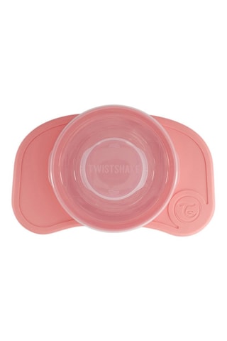 Click-mat mini y plato sin BPA de silicona y acero inoxidable - Desde 6 meses