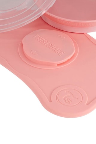 Click-mat mini y plato sin BPA de silicona y acero inoxidable - Desde 6 meses