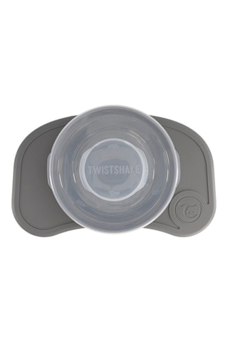 Click-mat mini y plato sin BPA de silicona y acero inoxidable - Desde 6 meses