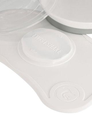 Click-mat mini y plato sin BPA de silicona y acero inoxidable - Desde 6 meses