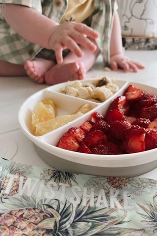 Plato dividido 2 en 1 sin BPA - 20 cm - Desde 6 meses