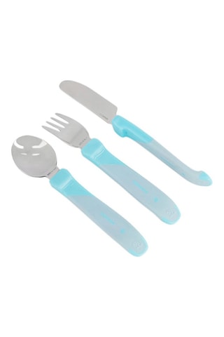 Cubiertos sin BPA, BPS y BPF de acero inoxidable - Desde 12 meses