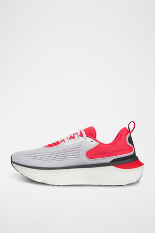 Chaussures de running Infinite - Gris clair et rouge