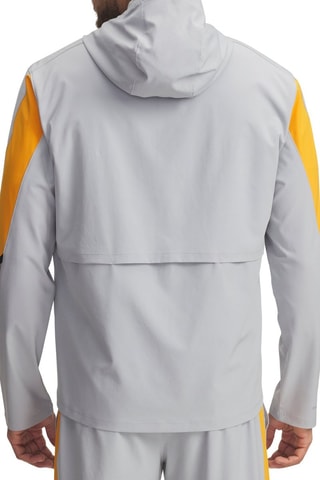 Veste de running à capuche Velociti - Gris clair