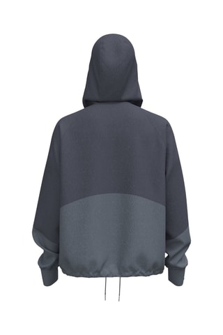 Coupe-vent à capuche Rival Woven - Gris foncé