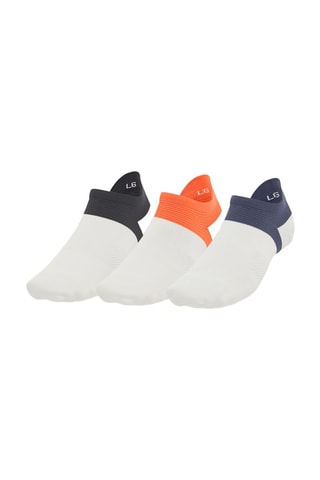 3 paires de chaussettes - Noir et orange