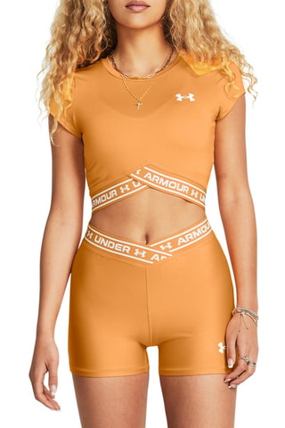 T-shirt cropped d’entrainement - Orange