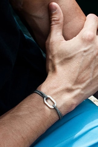 Bracelet Toile - Plaqué argent