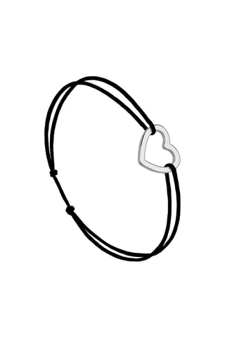 Bracelet Cœur vide - Plaqué argent