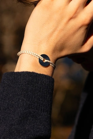 Pulseira Gres - Banhado a prata