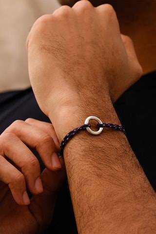 Pulseira Cardan - Banhado a prata