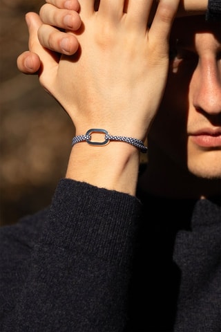 Bracelet Gilet - Plaqué argent