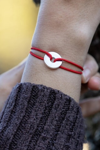 Pulseira Crue - Banhado a prata