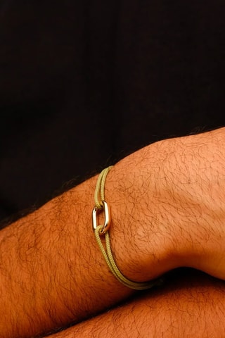 Bracelet plaqué or jaune Poulie