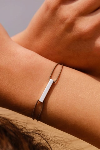 Pulseira Écart - Banhado a prata