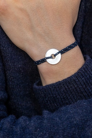 Pulseira Crest - Banhado a prata