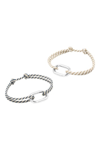 Pulsera chapada en plata Amure