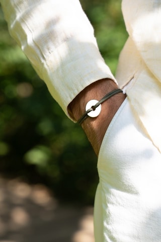Pulseira Plongee - Banhado a prata