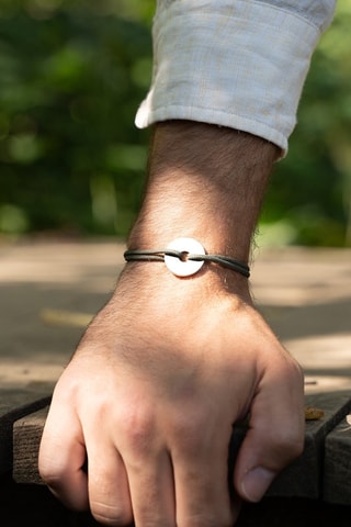 Pulseira Plongee - Banhado a prata