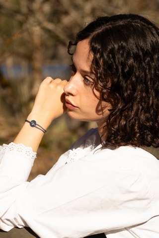 Pulseira Jauge - Banhado a prata