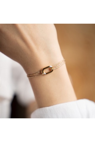 Pulsera Flin - Chapado en oro amarillo