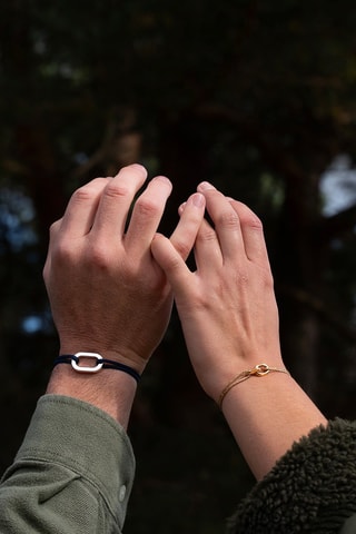 2 pulseras Darse x Sintra - Chapado en plata y chapado en oro amarillo