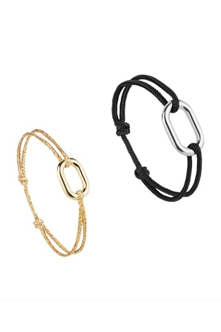 2 pulseras Filin x Proue - Chapado en plata y chapado en oro amarillo