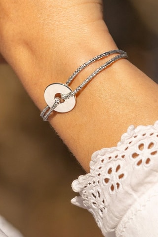 Pulseira Agite - Banhado a prata