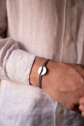 Pulseira Bassin - Banhado a prata