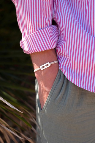 Bracelet - Plaqué argent