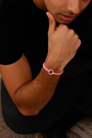 Pulseira Force - Banhado a prata