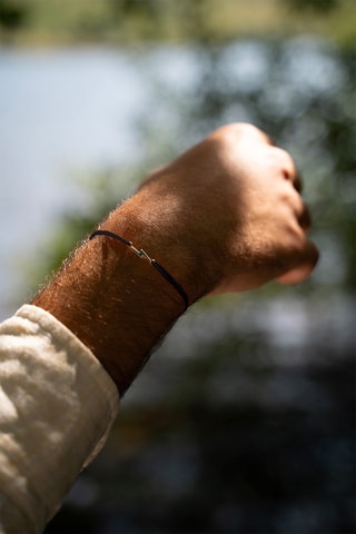 Pulseira Eclair - Banhado a prata